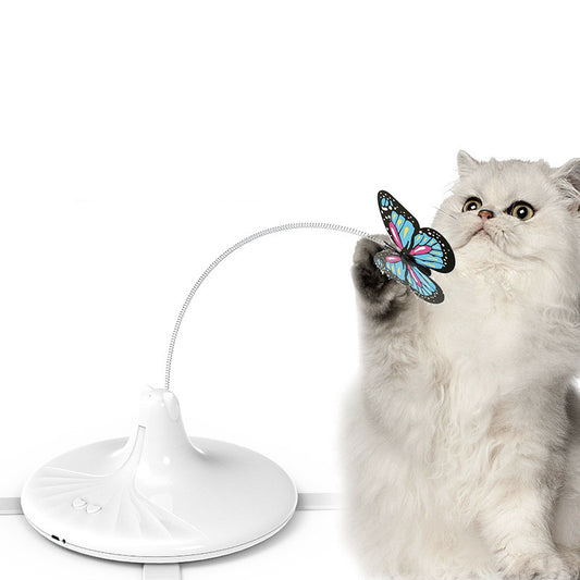 Butterfly Spinner Cat Toy, Rechargeable